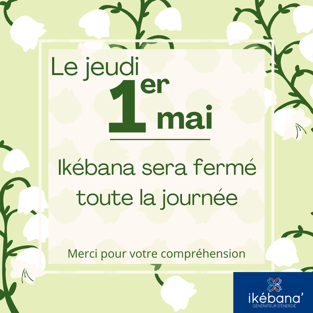 Informations Jeudi 1er Mai